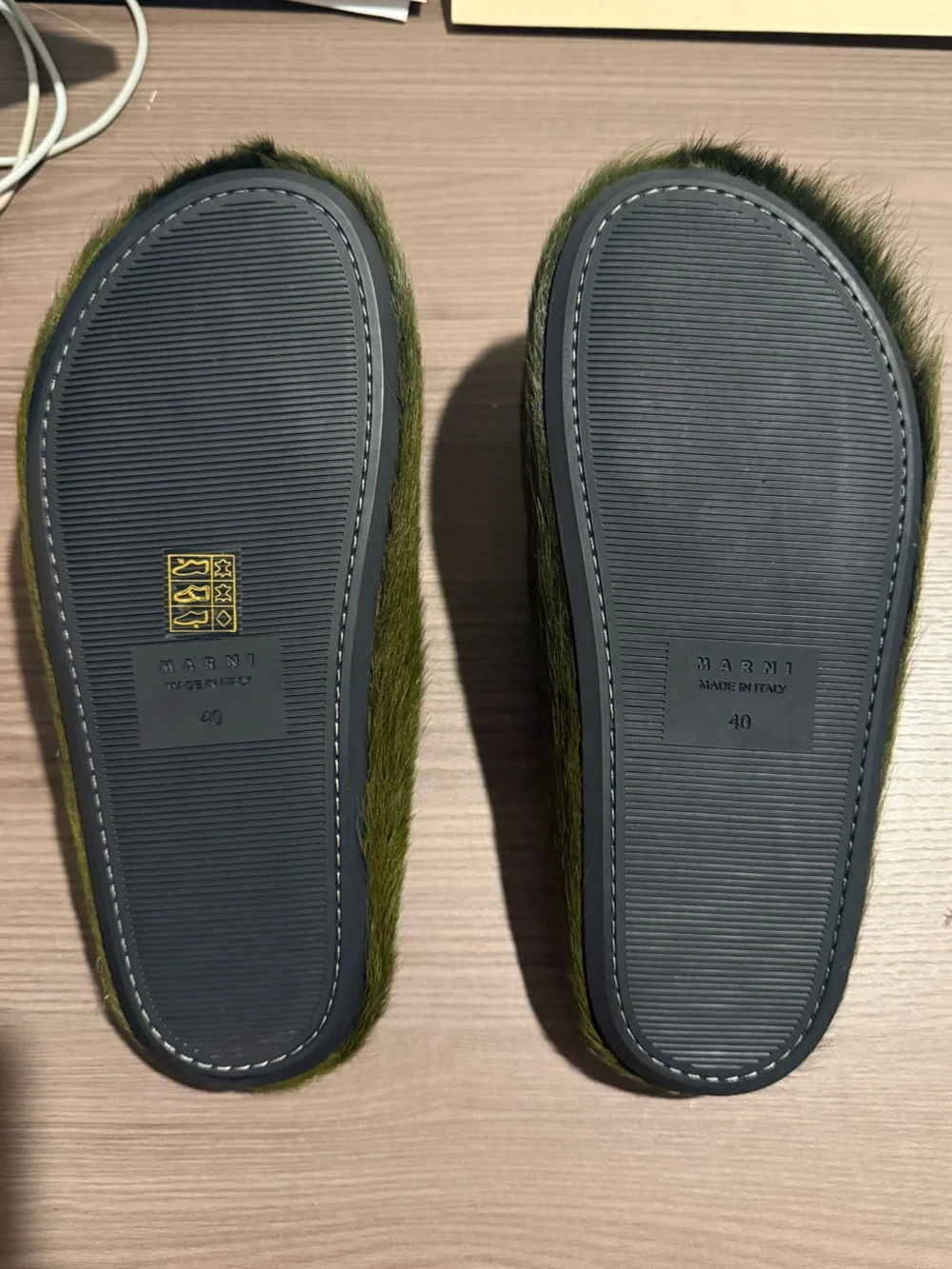 Marni Deepsage Fussbett sabot